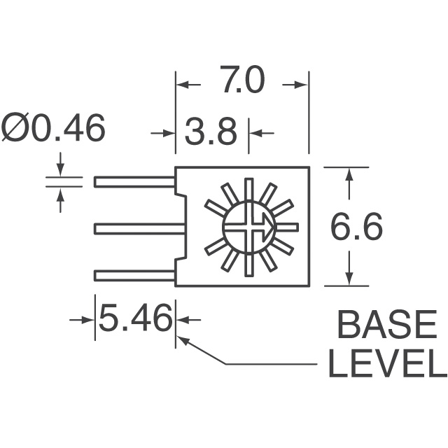 T73XX203KT20 Vishay Sfernice  Trimmer Potentiometers